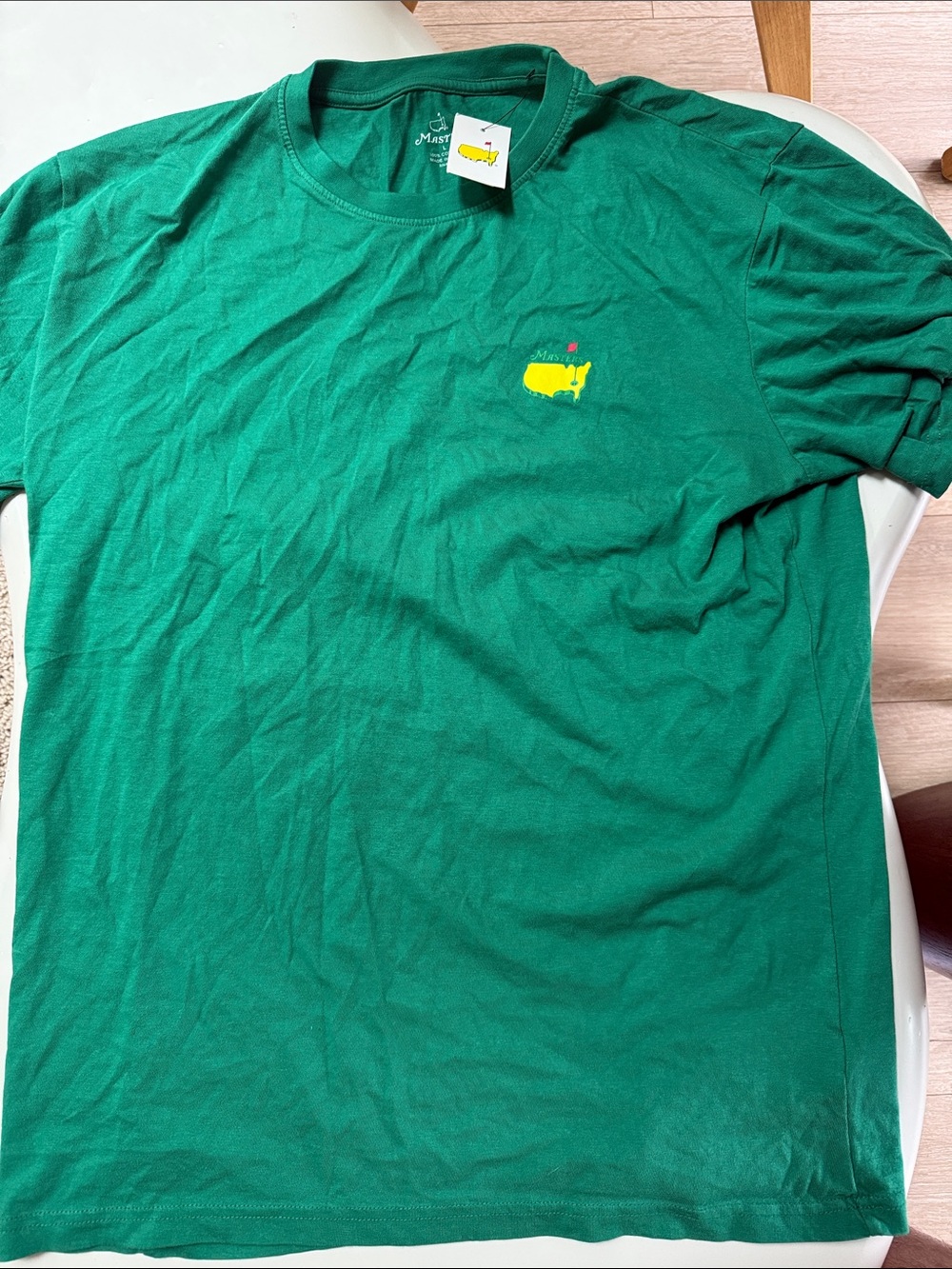 Masters Men's golf Green Crewneck T-Shirt large new limited edition